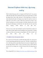 Tài liệu Internet Explorer luôn truy cập trang web lạ docx