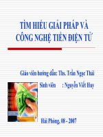 tìm hiểu giải pháp và công nghệ tiền điện tử