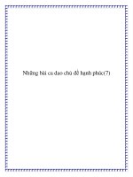 Tài liệu Bài ca dao chủ đề hạnh phúc pot