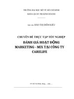 Tài liệu CHUYÊN ĐỀ THỰC TẬP TỐT NGHIỆP