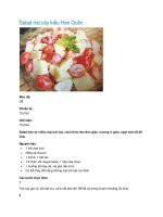 Tài liệu Salad trái cây kiểu Hàn Quốc pdf