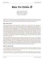 Tài liệu Bảo Trì Chốn Ở pdf