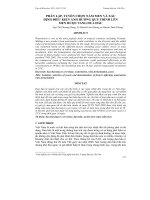Tài liệu PHÂN LẬP, TUYỂN CHỌN NẤM MEN VÀ XÁC ĐỊNH ĐIỀU KIỆN ẢNH HƯỞNG QUY TRÌNH LÊN MEN RƯỢU VANG DƯA HẤU potx