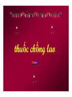 Tài liệu Thuốc chống lao docx