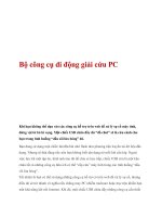 Tài liệu Bộ công cụ di động giải cứu PC pptx
