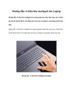 Tài liệu Hướng dẫn vô hiệu hóa touchpad cho Lapto pptx