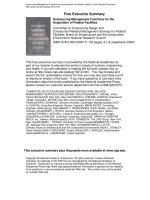 Tài liệu Outsourcing Management Functions for the Acquisition of Federal Facilities pdf