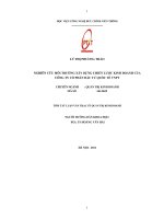 Nghiên cứu môi trường xây dựng chiến lược kinh doanh của công ty cổ phần đầu tư quốc tế VNPT