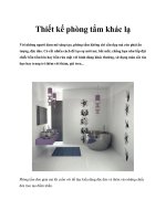 Tài liệu Thiết kế phòng tắm khác lạ pptx