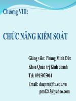 Tài liệu Chức năng kiểm soát doc
