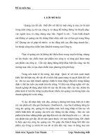 chương trình quảng cáo đối sản phẩm trà túi lọc cozy của công ty eco product jsc