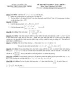 Tài liệu ĐỀ THI THỬ ĐẠI HỌC LẦN II KHỐI A MÔN TOÁN NĂM HỌC 2012-2013 doc