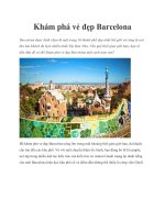 Tài liệu Khám phá vẻ đẹp Barcelona pot