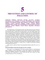Tài liệu PREVENTION AND CONTROL OF POLLUTION ppt