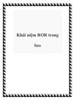 Tài liệu Khái niệm ROR trong Seo pdf