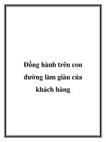Tài liệu Đồng hành trên con đường làm giàu của khách hàng pdf