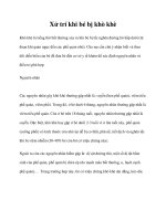 Tài liệu Xử trí khi bé bị khò khè doc