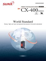 Sunx CX 400 photoelectric sensor