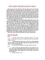 Tài liệu cương chi tiết Lịch Sử lớp 12 pdf