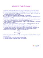 Tài liệu Câu hỏi Kỹ Thuật Đo Lường 1 docx