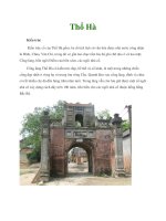 Tài liệu Thổ Hà docx
