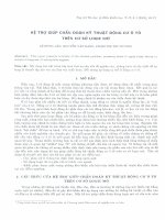 Tài liệu Hệ trợ giúp chẩn đoán kỹ thuật động cơ ô tô. pptx