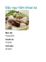 Tài liệu Đậu ngự hầm khoai sọ doc