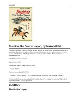Tài liệu Bushido, the Soul of Japan pptx