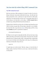 Tài liệu Sao lưu toàn bộ website bằng SSH Command Line pdf