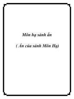 Tài liệu Môn hạ sảnh ấn ( Ấn của sảnh Môn Hạ) pot