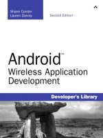 Tài liệu Android Wireless Application Development doc