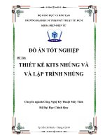 thiết kế kits nhúng và lập trình nhúng