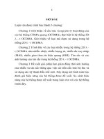 Giải pháp nâng cao hiệu năng của hệ thống CDMA quang đa truy nhập kết hợp bước sóng – thời gian