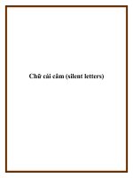 Tài liệu Chữ cái câm (silent letters) potx