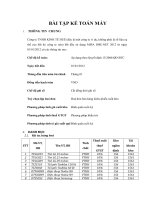 BÀI tập kế TOÁN máy
