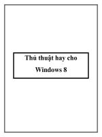 Tài liệu Thủ thuật hay cho Windows 8 pdf