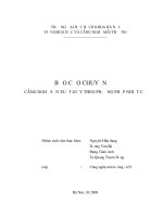 CÔNG NGHỆ SẢN XUẤT GIẤY THEO PHƯƠNG PHÁP NHIỆT CƠ