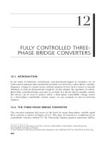 Chapter 12  fully controlled three phase bridge converters