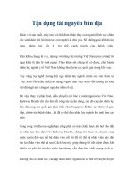 Tài liệu Tận dụng tài nguyên bản địa doc