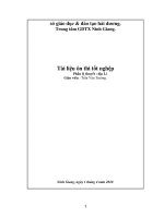 Tài liệu Tài liệu ôn thi tốt nghệp ppt