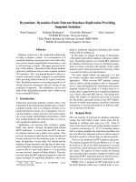 Tài liệu Byzantium: Byzantine-Fault-Tolerant Database Replication Providing Snapshot Isolation∗ pdf