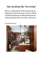 Tài liệu Sắp xếp phòng bếp 