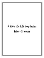 Tài liệu 9 kiểu tóc kết hợp hoàn hảo với voan pptx