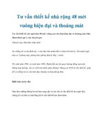 Tài liệu Tư vấn thiết kế nhà rộng 48 mét vuông hiện đại và thoáng mát ppt