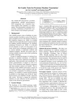 Tài liệu Báo cáo khoa học: 