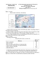 Tài liệu Đề thi học sinh giỏi lớp 12 THPT tỉnh Daknong năm 2012 môn Địa Lý ppt