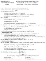 Tài liệu ĐÁP ÁN VÀ ĐỀ THI THỬ TỐT NGHIỆP NĂM 2013 - TRƯỜNG THPT NGUYỄN HUỆ - ĐẮK LẮK - ĐỀ SỐ 14 pdf