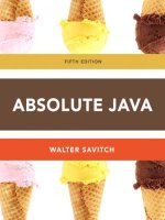 Tài liệu ABSOLUTE JAVA pptx