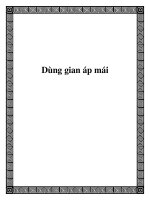 Tài liệu Dùng gian áp mái potx