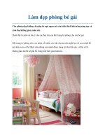 Tài liệu Làm đẹp phòng bé gái potx